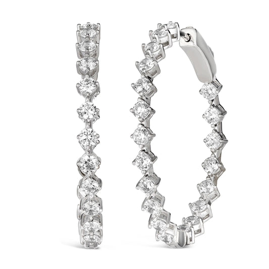 Hoops For Days 4 Carat Size Anna Zuckerman Retail