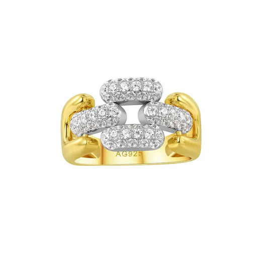 Chain Link Ring Anna Zuckerman