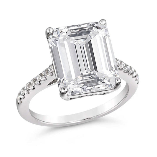Grace 51 White Diamond Crystalline 6ct Ring