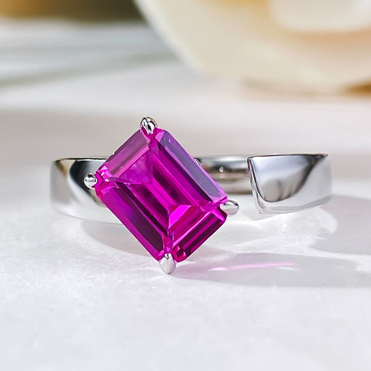 Pink Sapphire Bypass Ring
