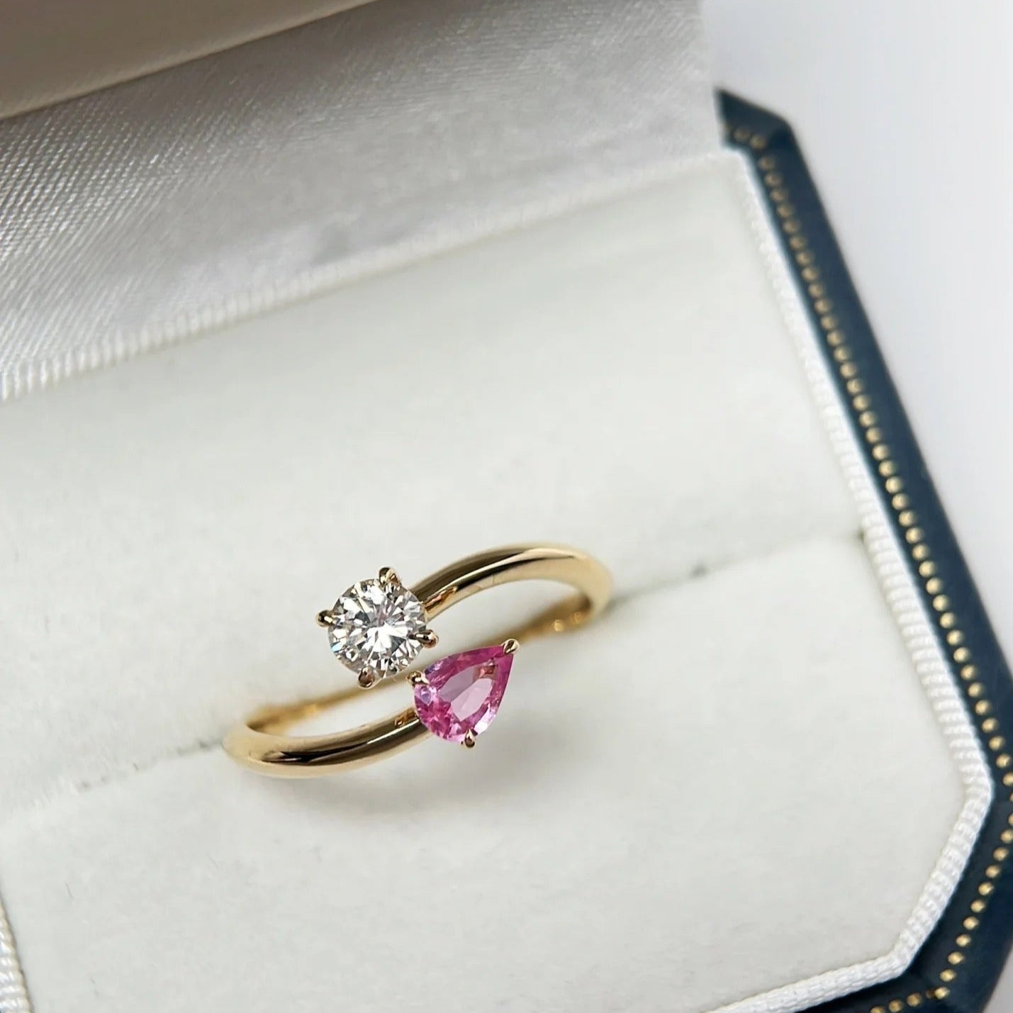 Open Bypass Ring in Gold