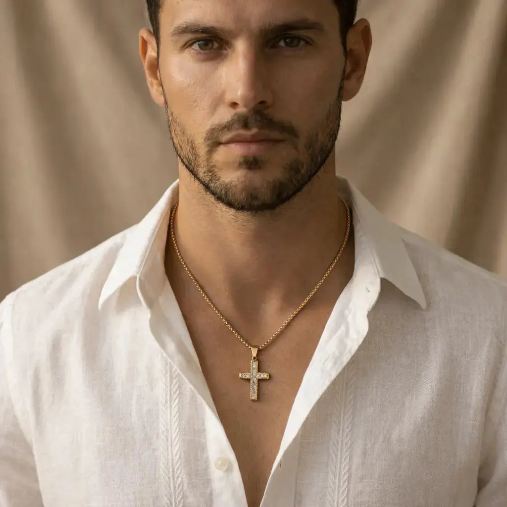 Imperial Grace Cross Necklace Anna Zuckerman