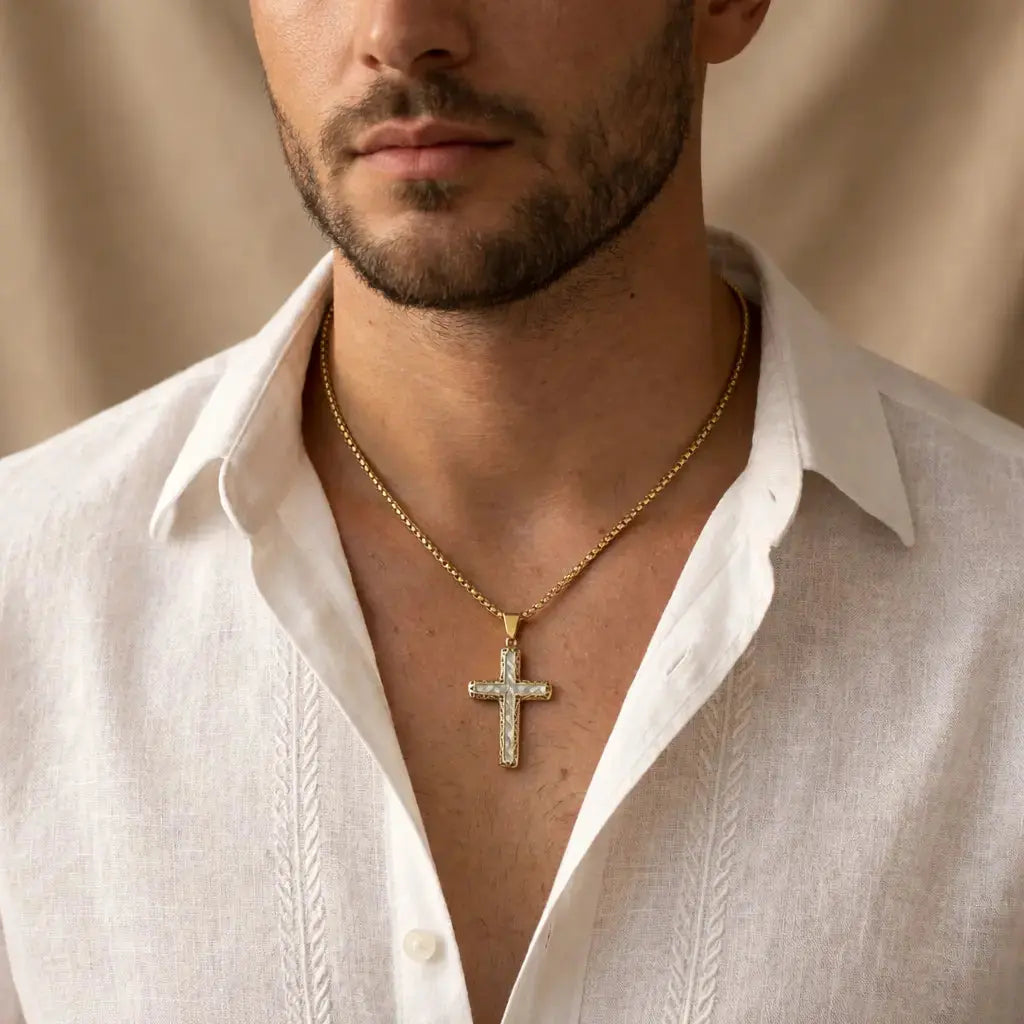 Imperial Grace Cross Necklace Anna Zuckerman