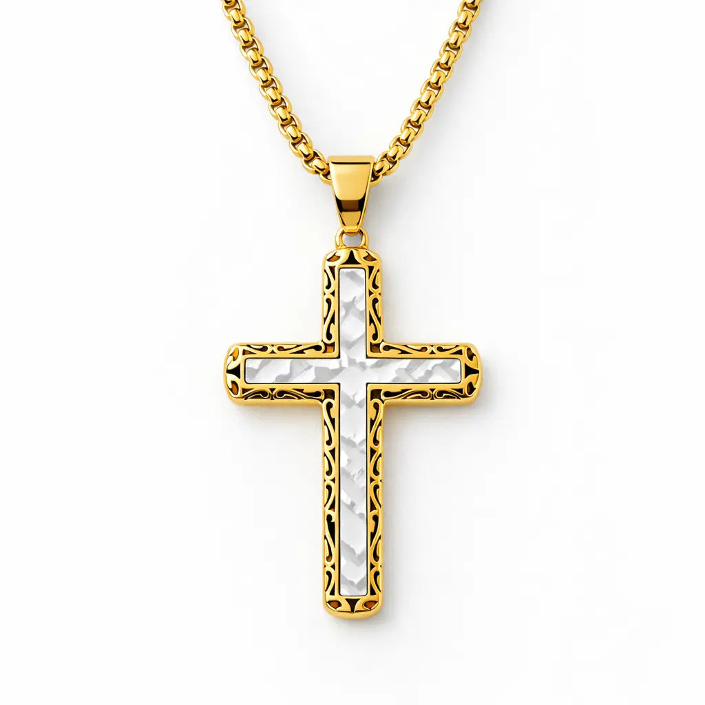 Imperial Grace Cross Necklace Anna Zuckerman