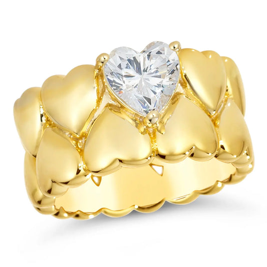 Ivy League Heart Ring Anna Zuckerman