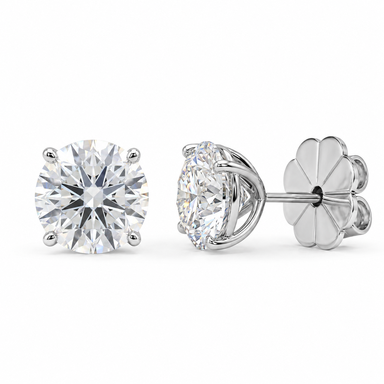 Just Like Diamonds Only Better Studs 8 Carats