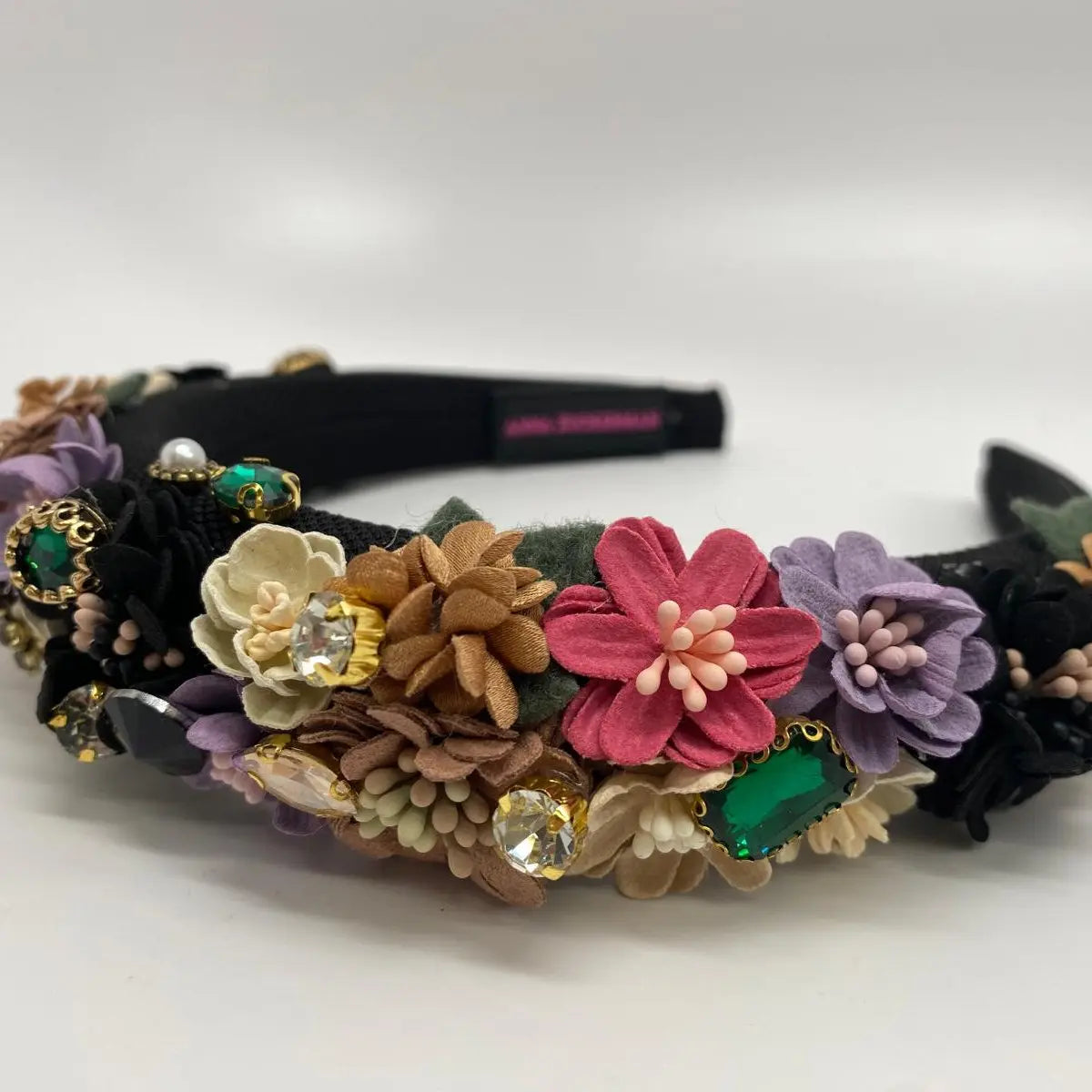 Jade Floral Headband Anna Zuckerman