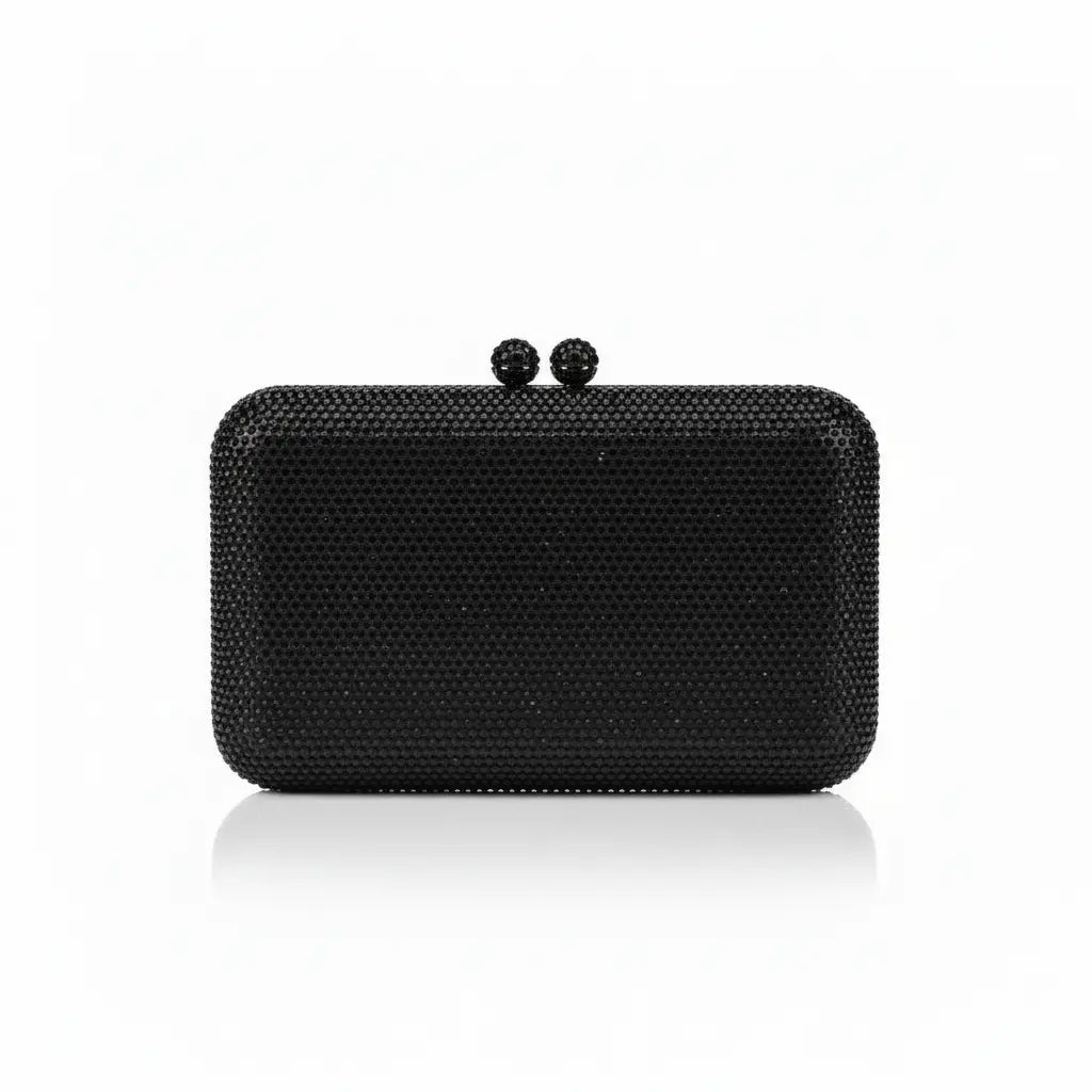Joie de Vivre Clutch in Black Anna Zuckerman