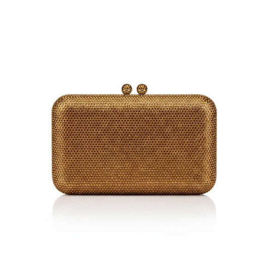 Joie de Vivre Clutch in Brown Anna Zuckerman
