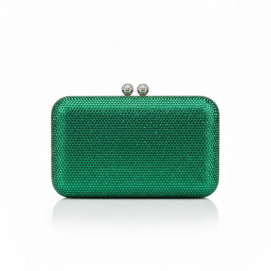 Joie de Vivre Clutch in Green Anna Zuckerman