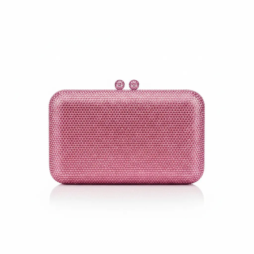 Joie de Vivre Clutch in Pink Anna Zuckerman