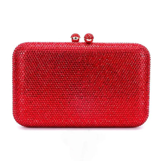 Joie de Vivre Clutch in Red Anna Zuckerman