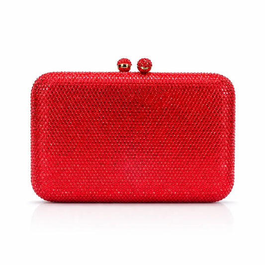 Joie de Vivre Clutch in Red Anna Zuckerman