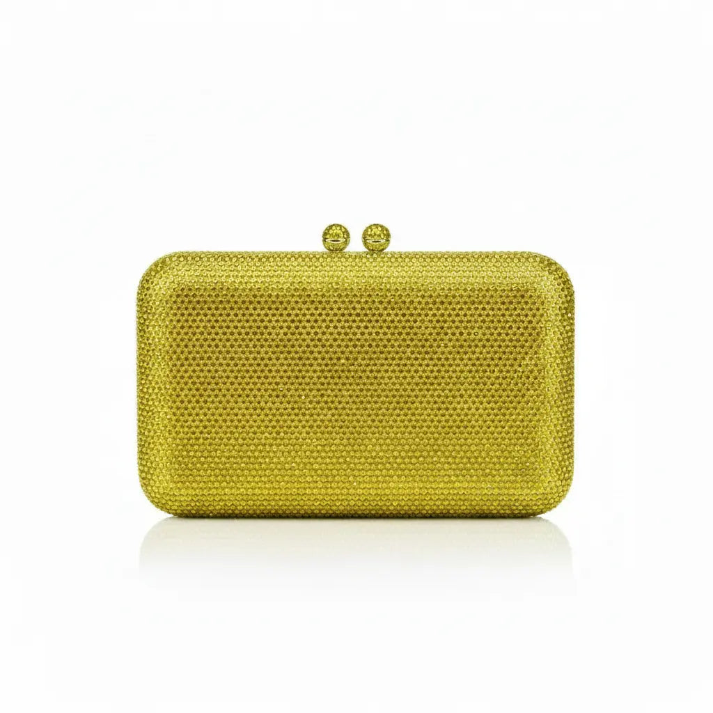 Joie de Vivre Clutch in Yellow Anna Zuckerman