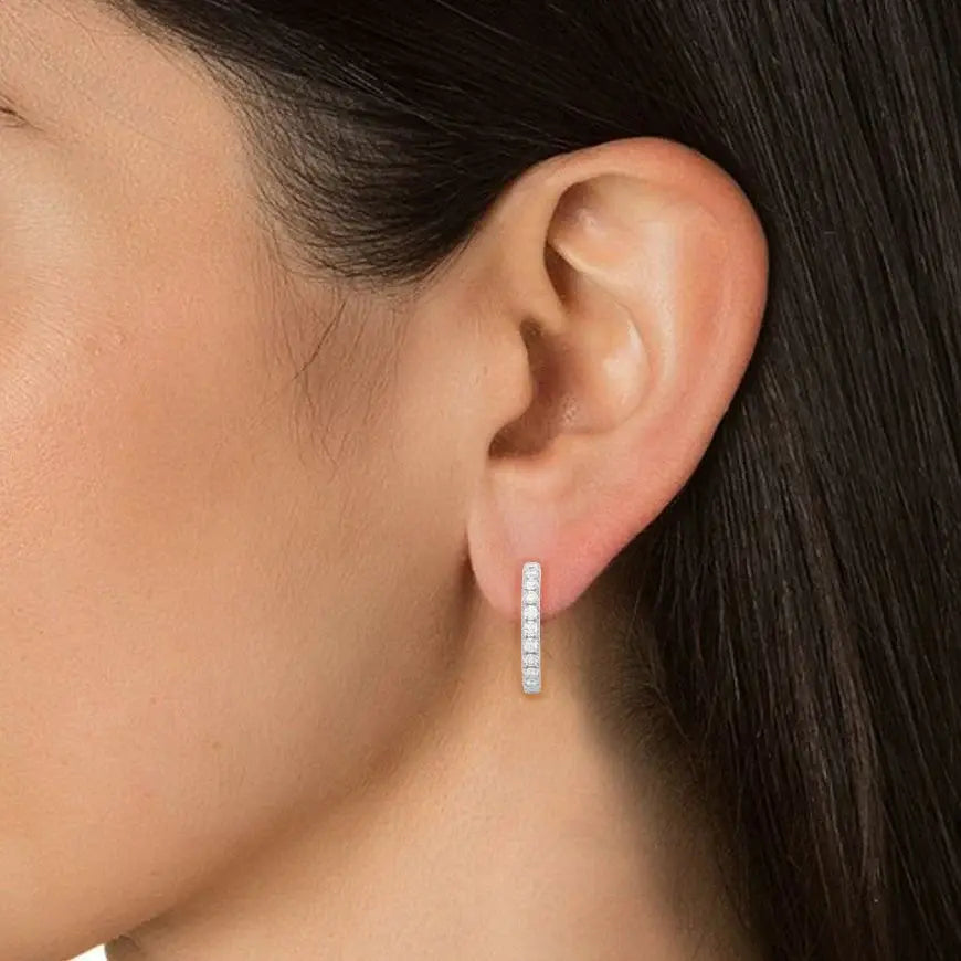 Julie J Hoop Earrings - Anna Zuckerman
