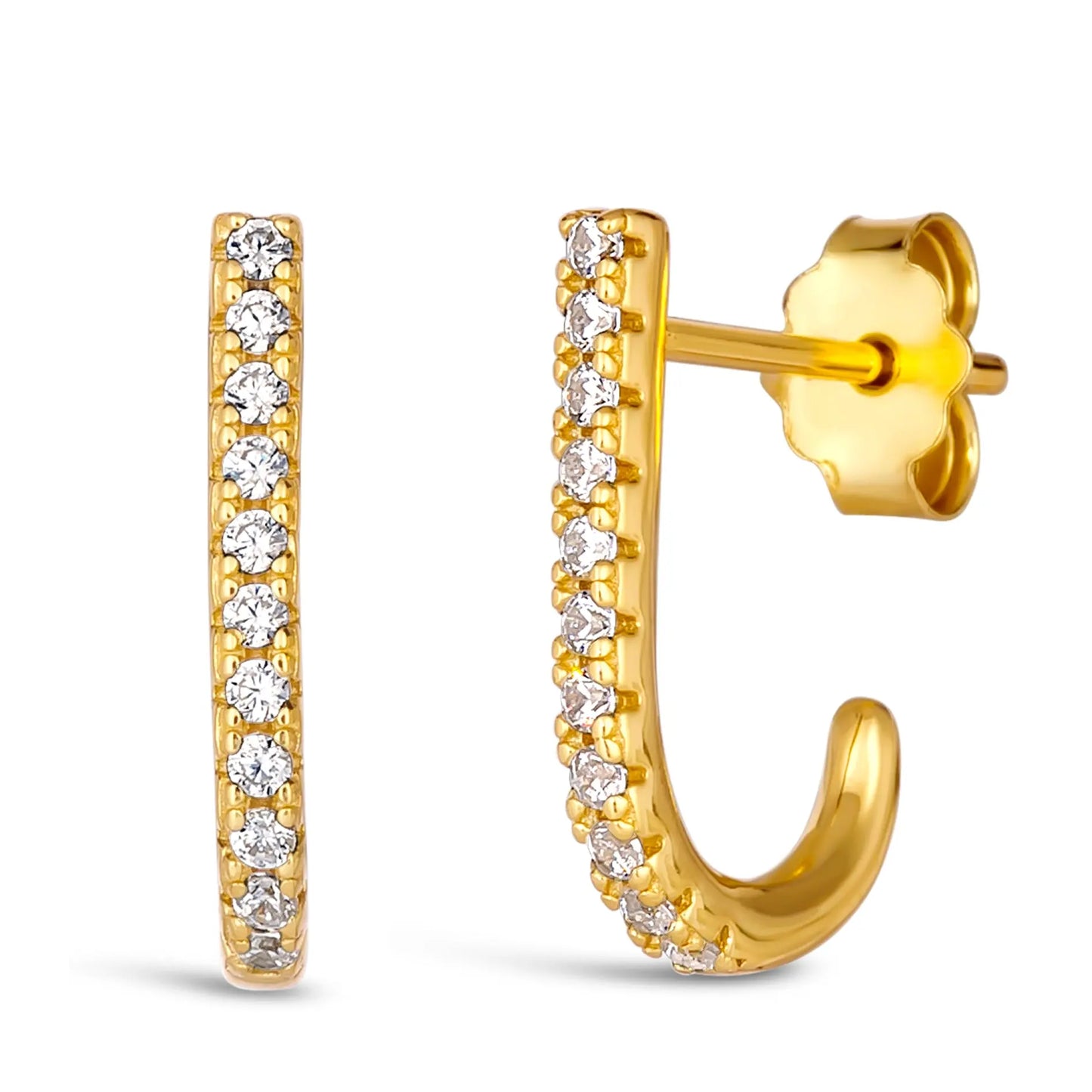 Julie J Hoop Earrings - Anna Zuckerman
