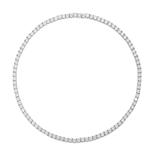 Just Like Diamond Choker in Platinum Anna Zuckerman