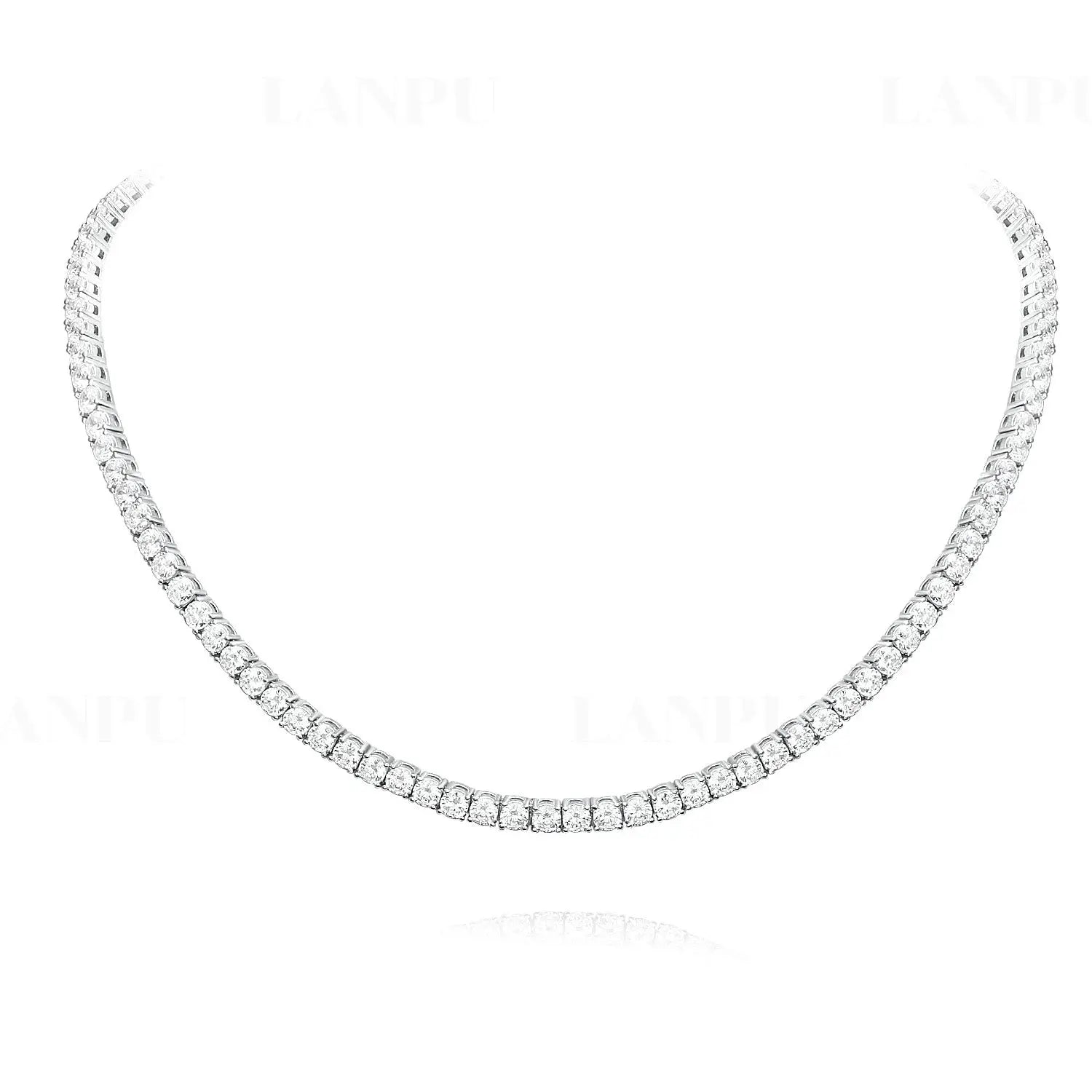 Just Like Diamond Choker in Platinum Anna Zuckerman