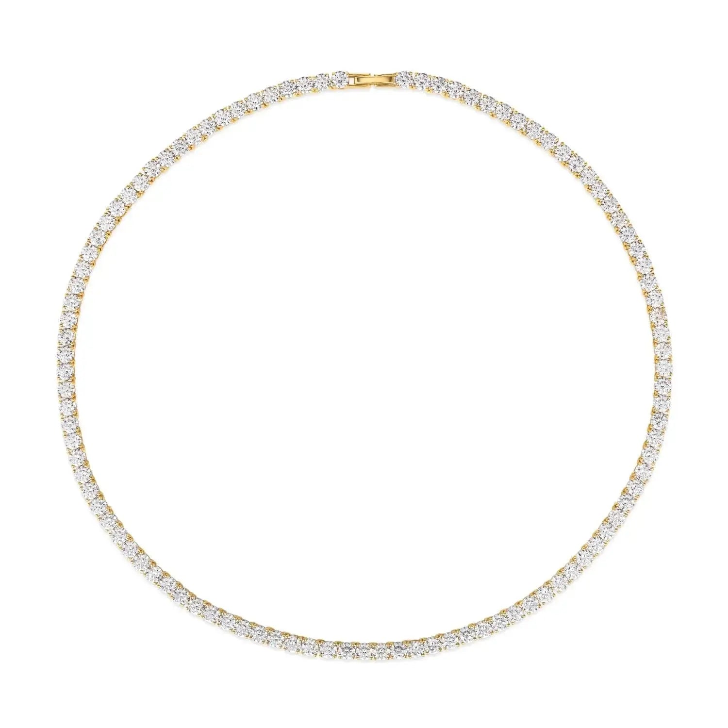 Just Like Diamond Choker in Yellow Gold Anna Zuckerman