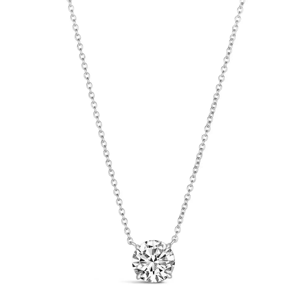 Just Like Diamond Only Better Necklace in 1 Carat - Anna Zuckerman