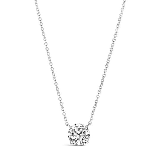 Just Like Diamond Only Better Necklace in 1 Carat - Anna Zuckerman