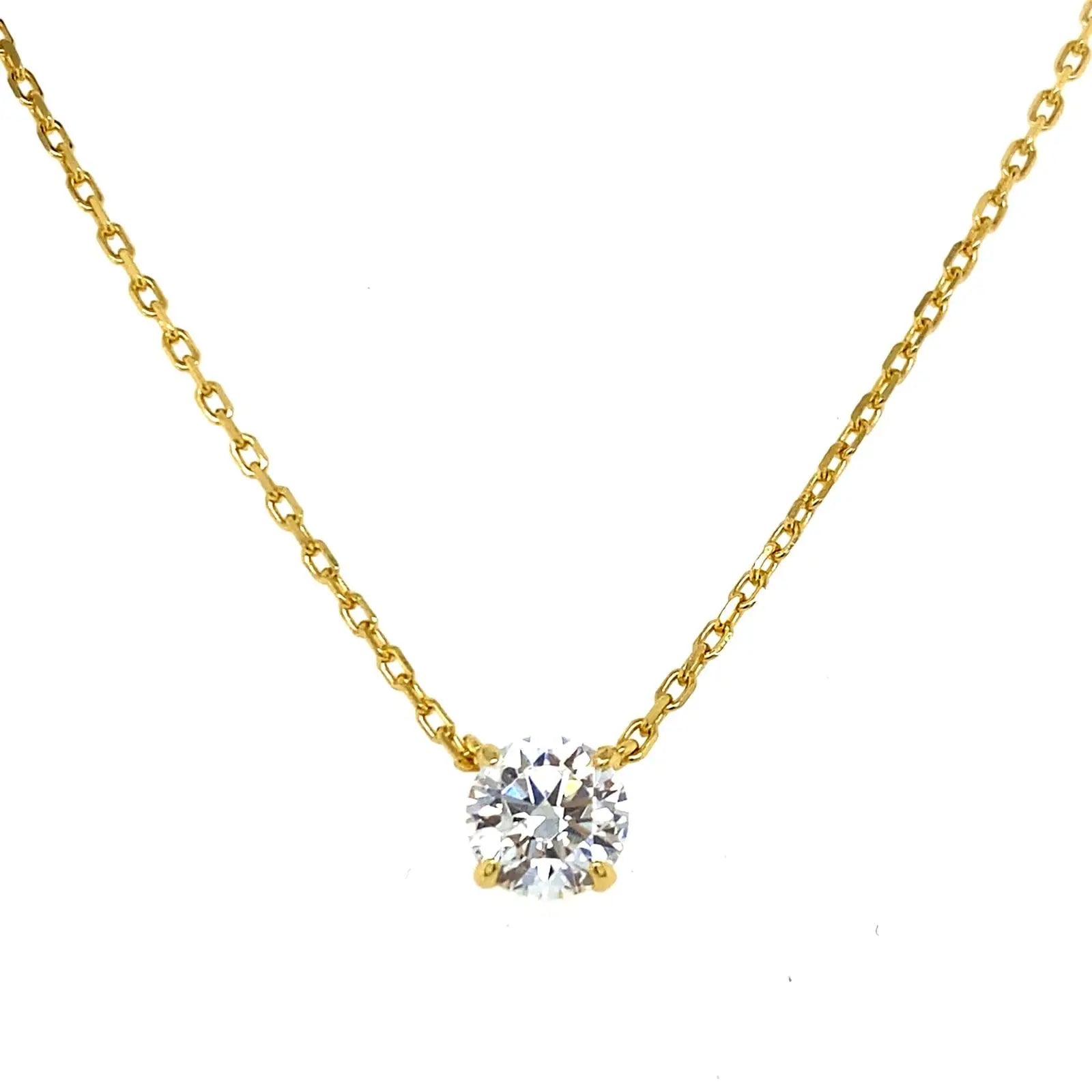 Just Like Diamond Only Better Necklace in 1 Carat - Anna Zuckerman