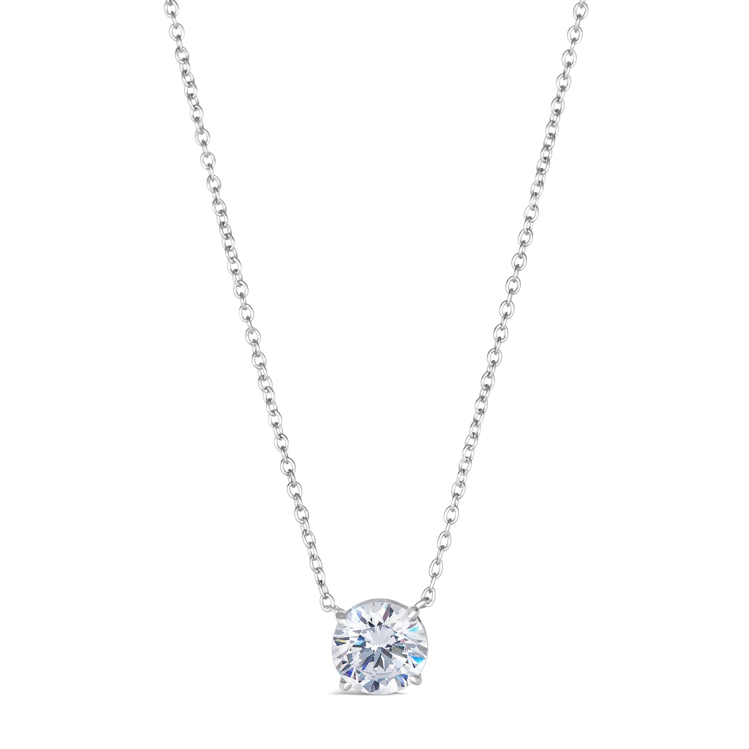 Just Like Diamond Only Better Necklace in 2 Carat Anna Zuckerman
