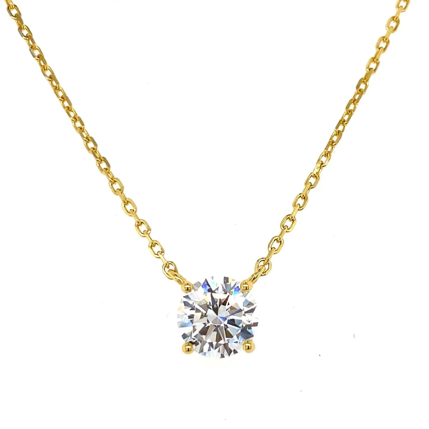 Just Like Diamond Only Better Necklace in 2 Carat Anna Zuckerman