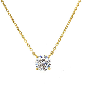 Just Like Diamond Only Better Necklace in 2 Carat Anna Zuckerman