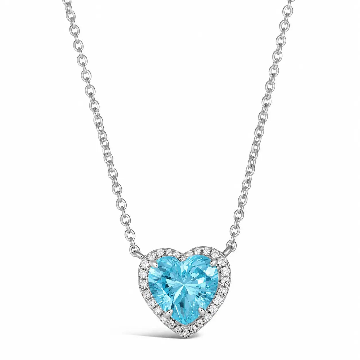 4 Carat Heart-Shaped Heart Necklace | Anna Zuckerman