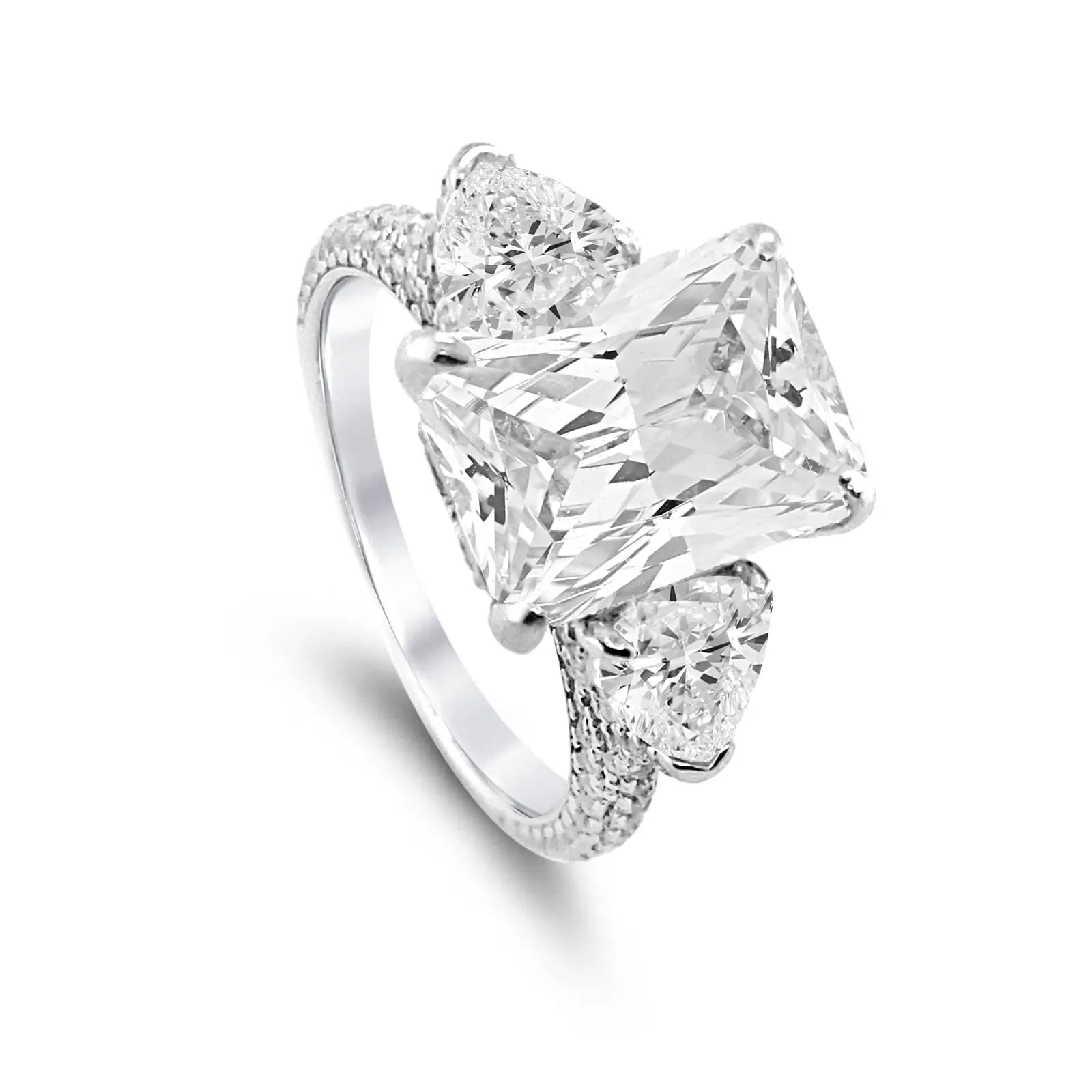 Katya 4.50 Carat 3 Stone Ring Anna Zuckerman