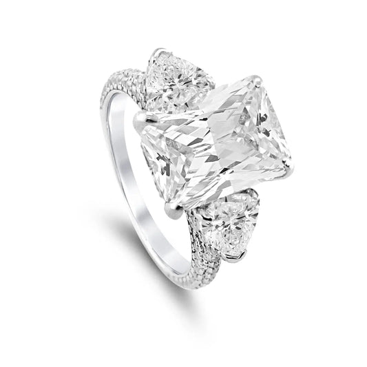 Katya 4.50 Carat 3 Stone Ring Anna Zuckerman