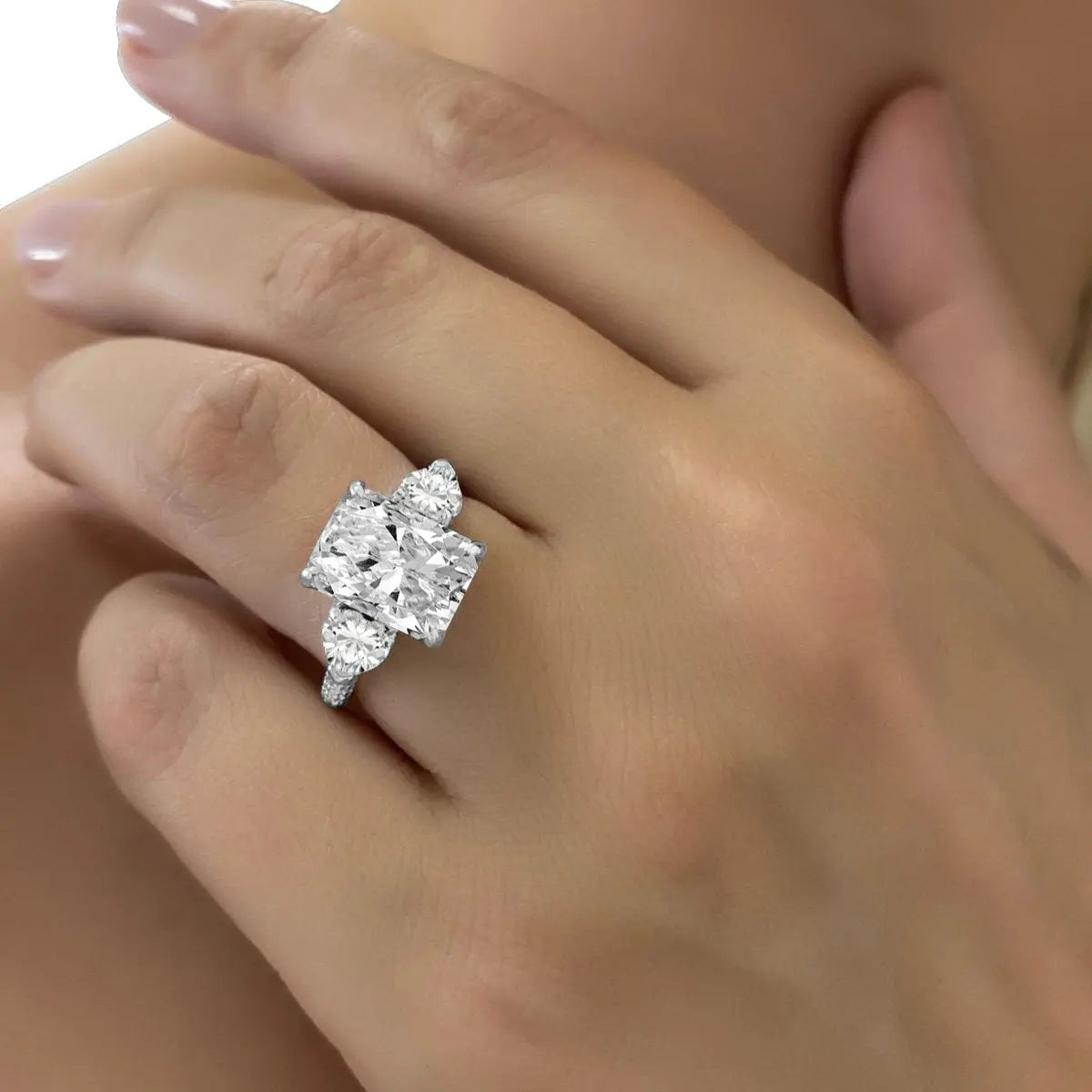 Katya 4.50 Carat 3 Stone Ring Anna Zuckerman