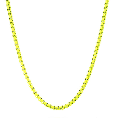 Enamel Link Chain Necklace