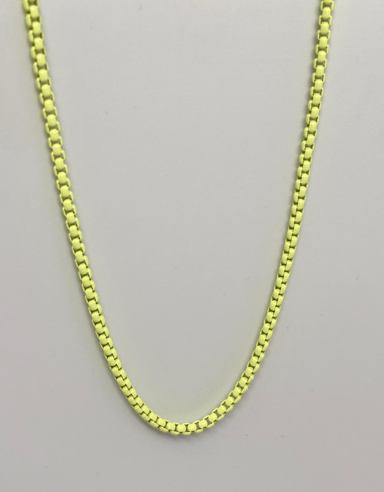 Enamel Chain Link Anklet