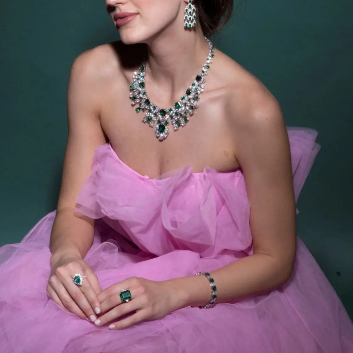 Kingsley 25 Carat Emerald Ring - Anna Zuckerman