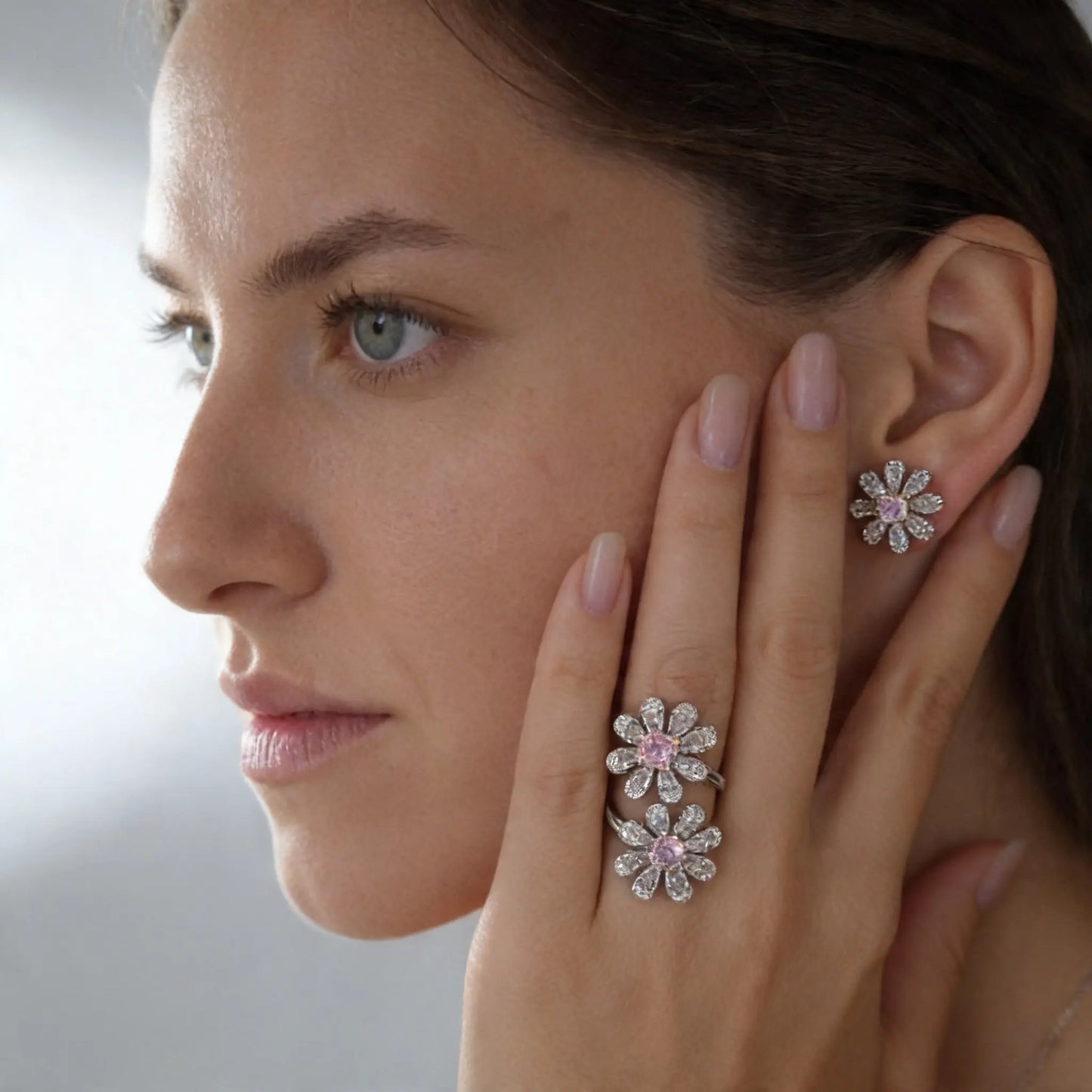 La Marguerite Ring In Pink