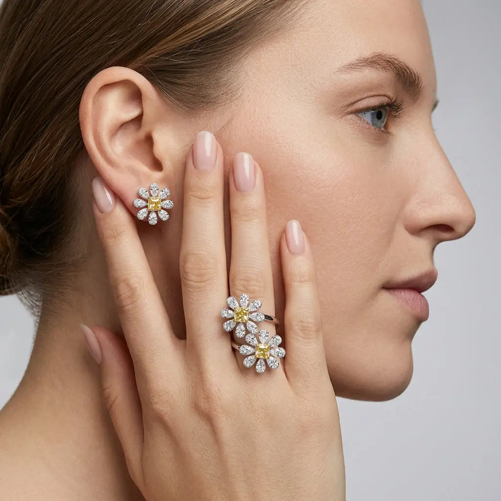 La Marguerite Ring In Yellow