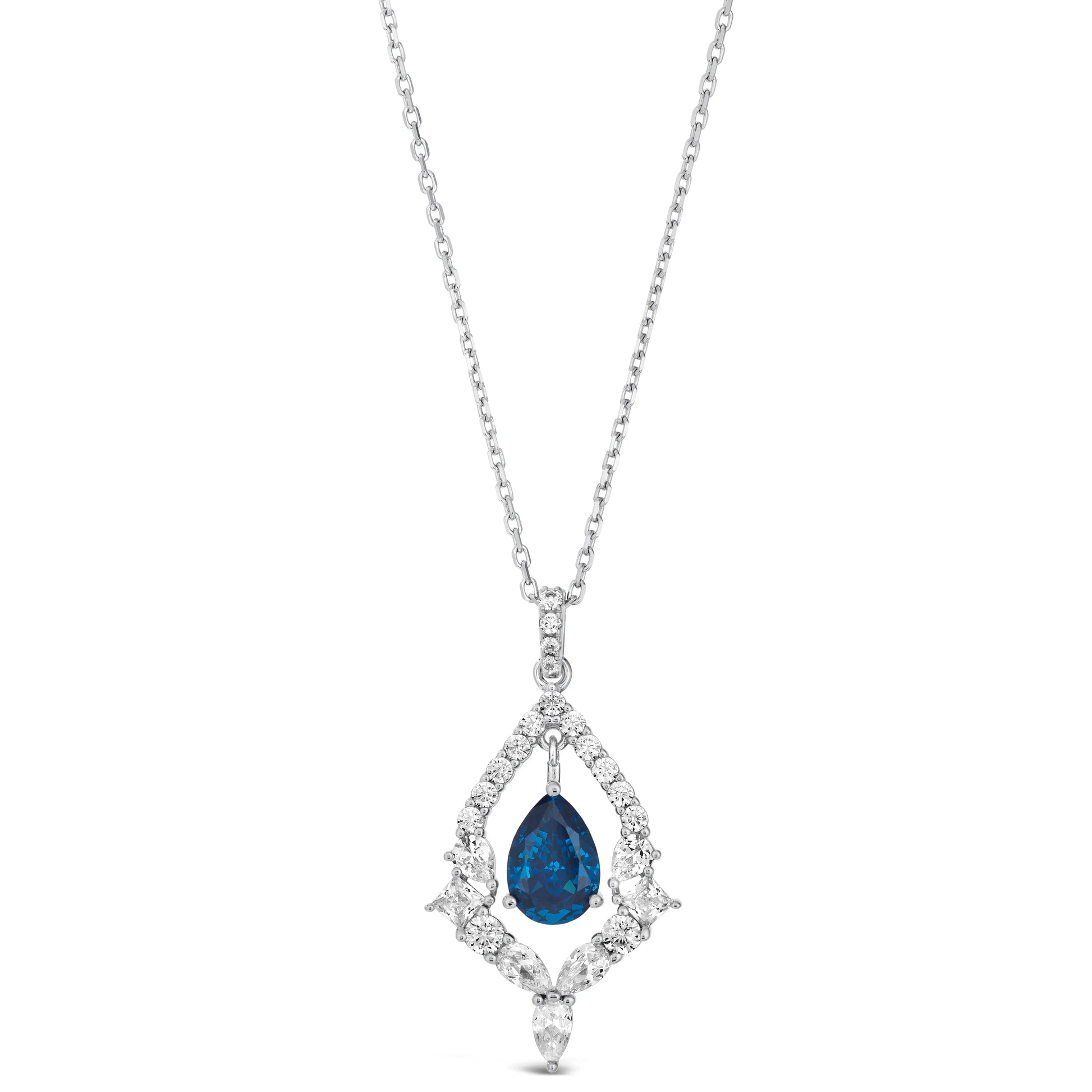Lady Monarch Necklace in Blue Sapphire Anna Zuckerman