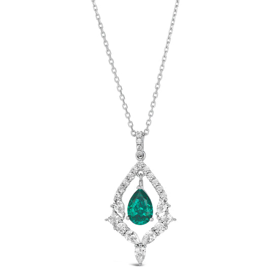 Lady Monarch Necklace in Paraiba Tourmaline Anna Zuckerman