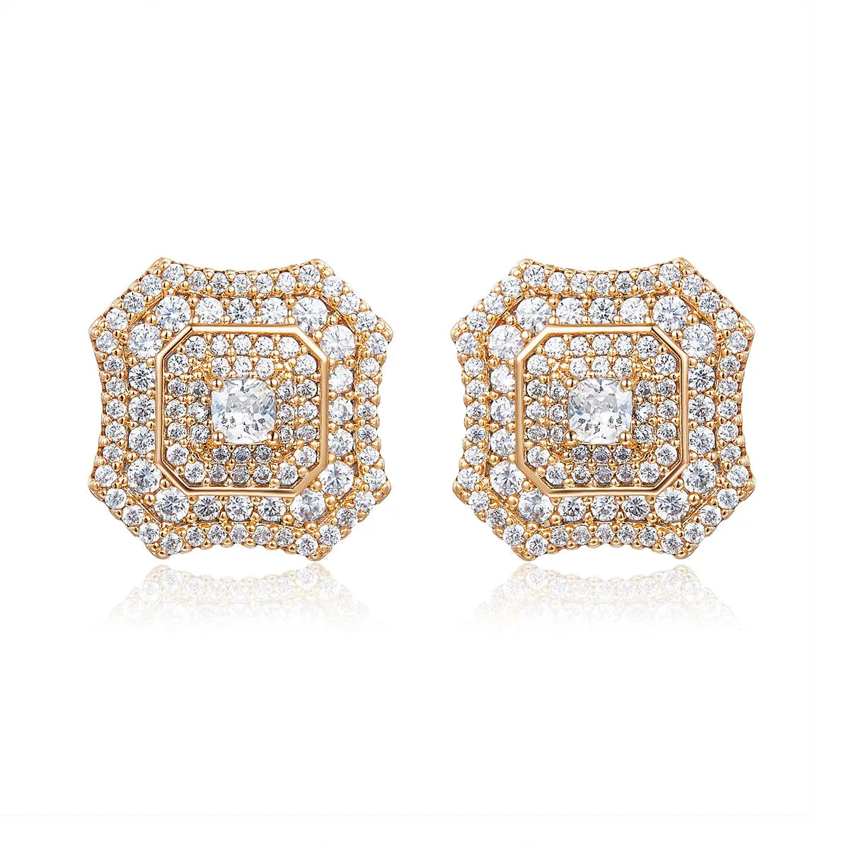 Latte Da Earrings in White Diamond Anna Zuckerman