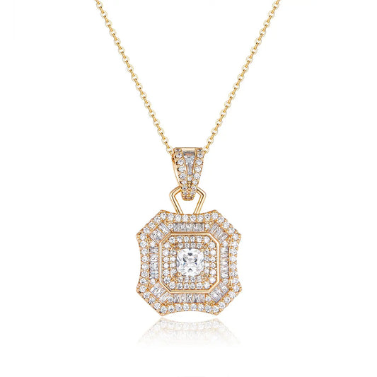 Latte Da Necklace in White Diamond Anna Zuckerman