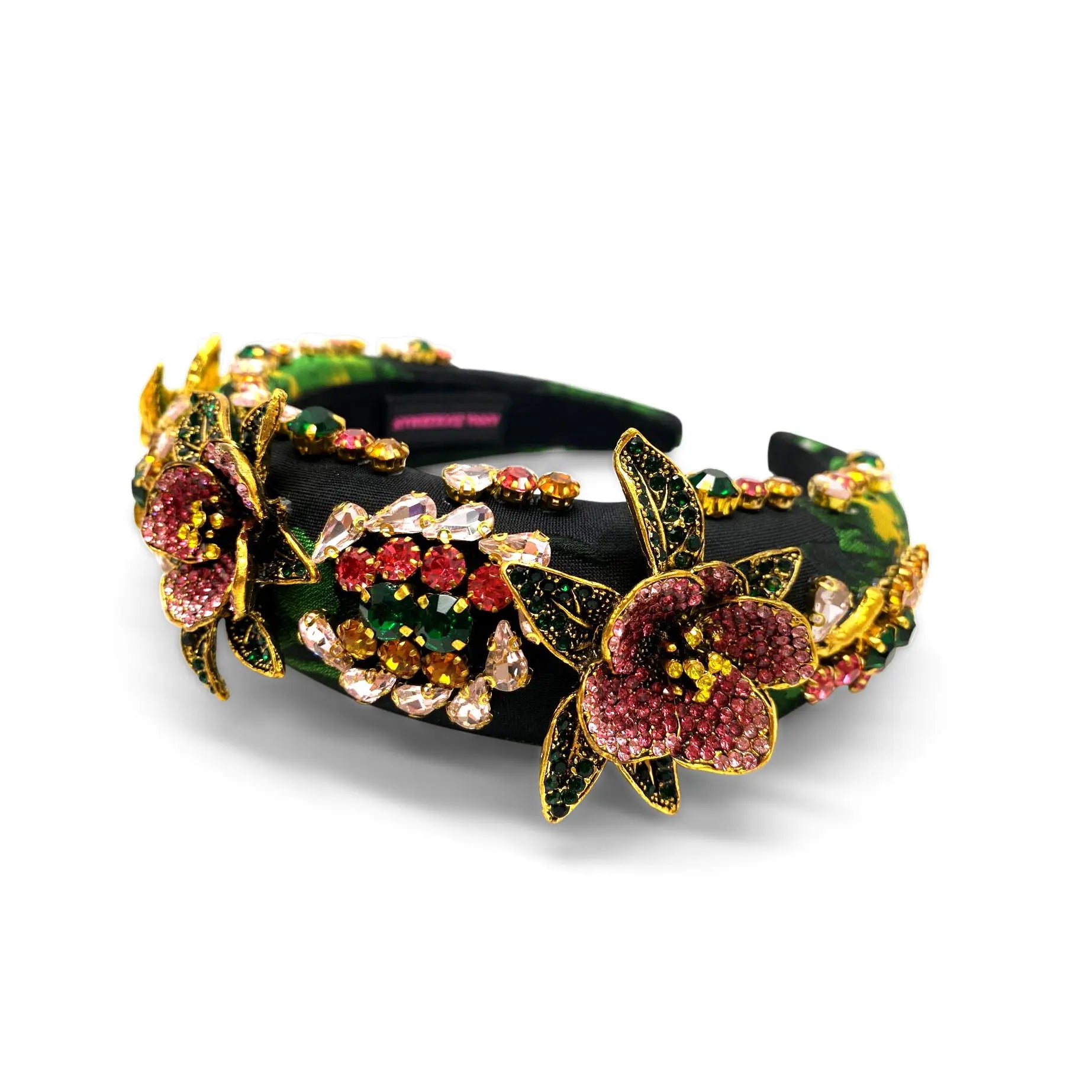 Lillia Floral Wide Headband Anna Zuckerman