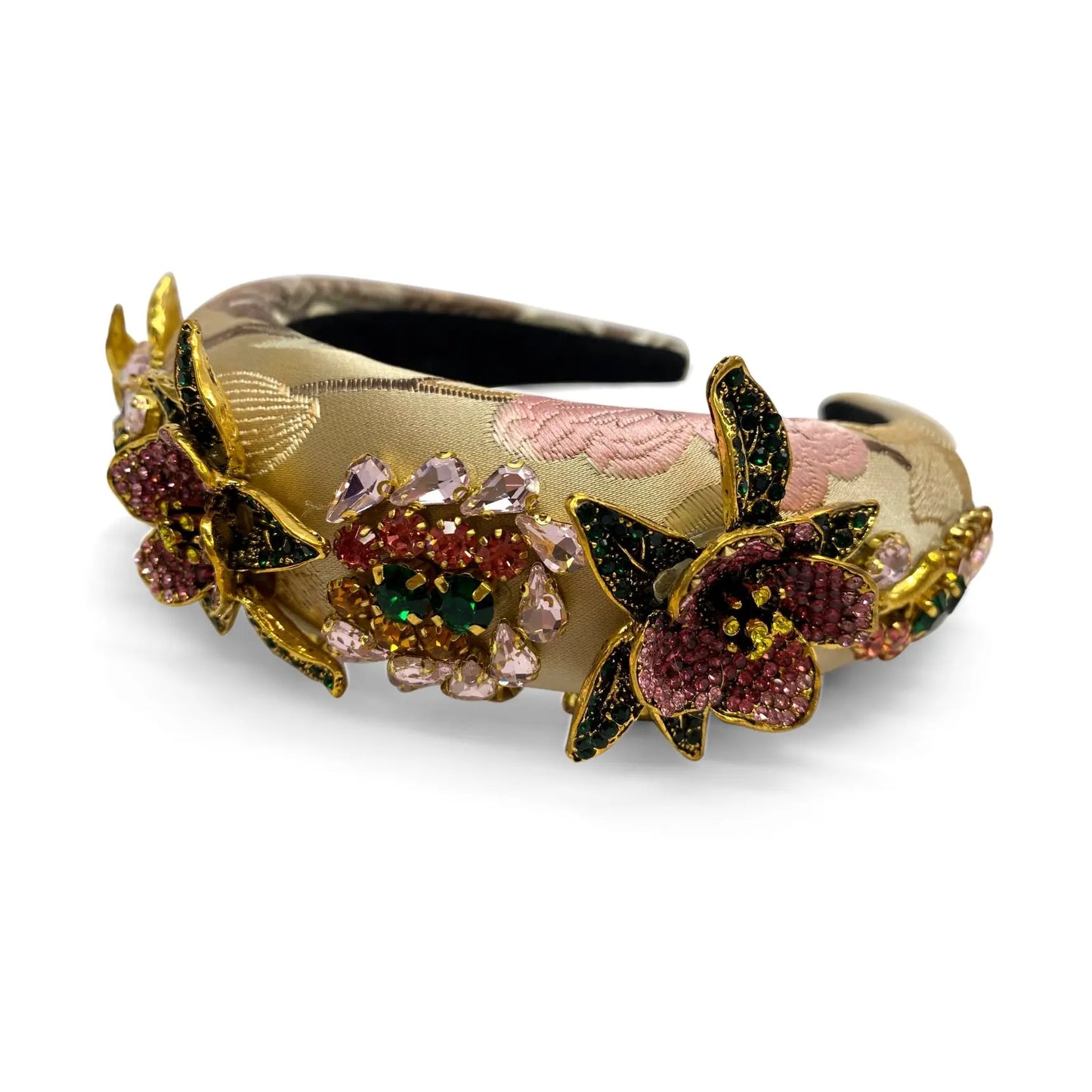 Lillia Floral Wide Headband Anna Zuckerman