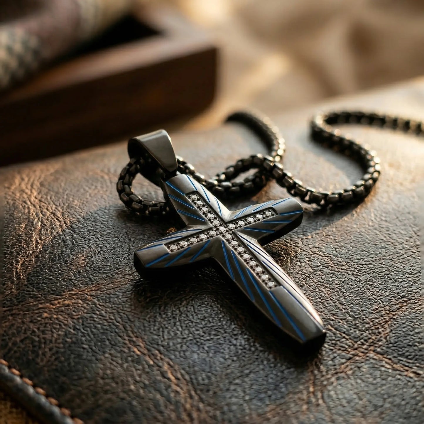 Logan Cross Necklace Anna Zuckerman