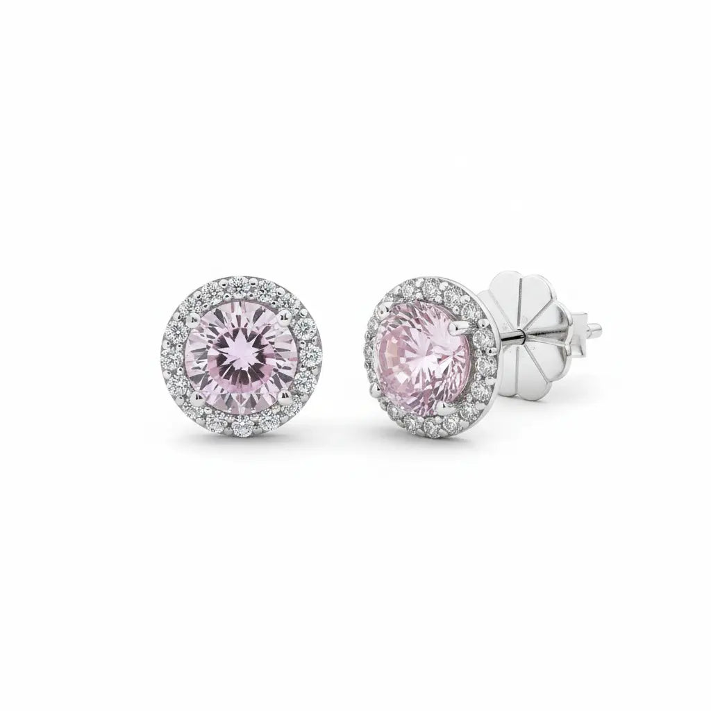Lola 2 Carat Diamond Crystalline Martini Halo Studs Anna Zuckerman Retail