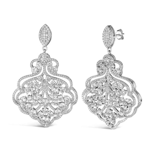 Lourdes Chandelier Earrings - Anna Zuckerman