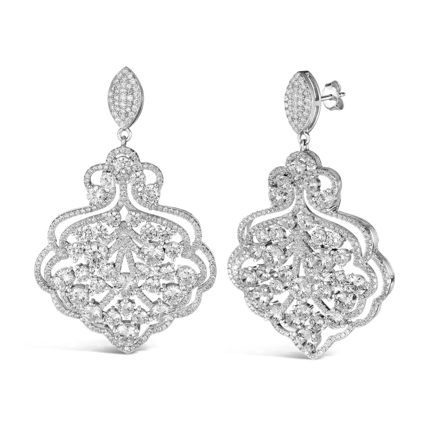 Lourdes Chandelier Earrings - Anna Zuckerman