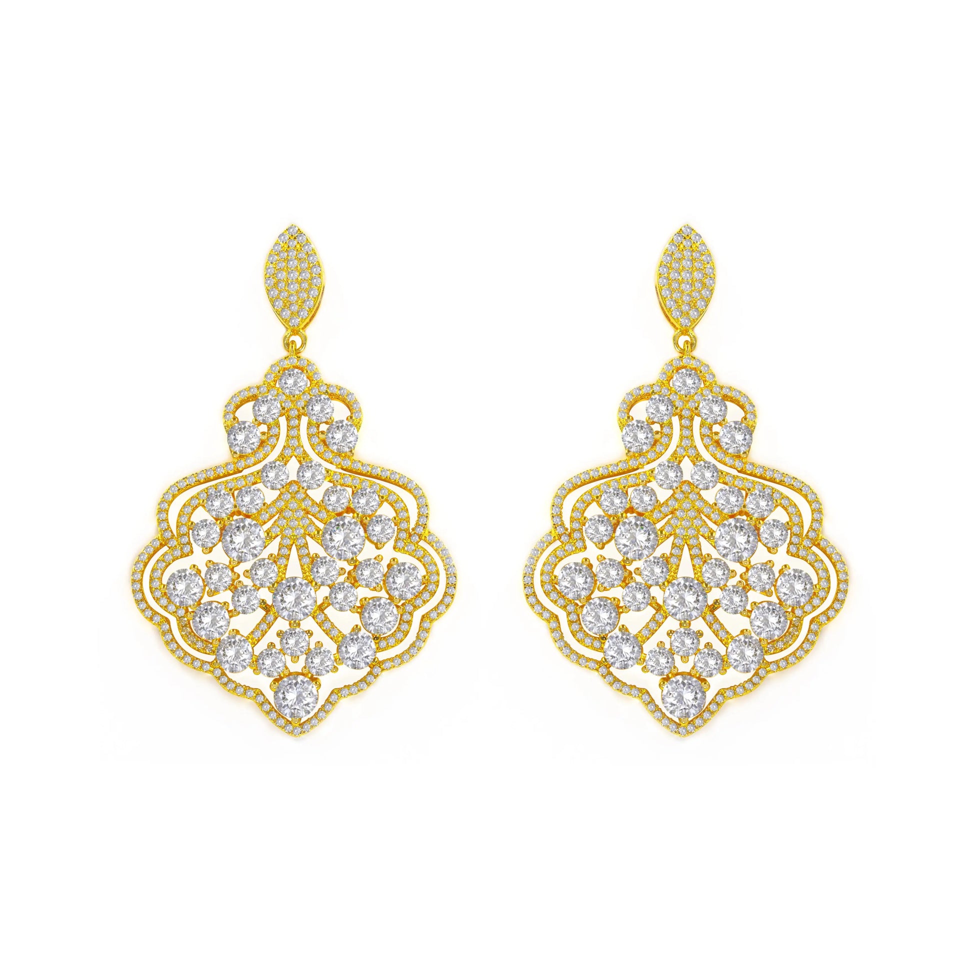 Lourdes Chandelier Earrings - Anna Zuckerman
