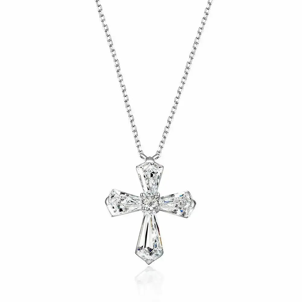 Lourdes Cross Necklace Anna Zuckerman Retail